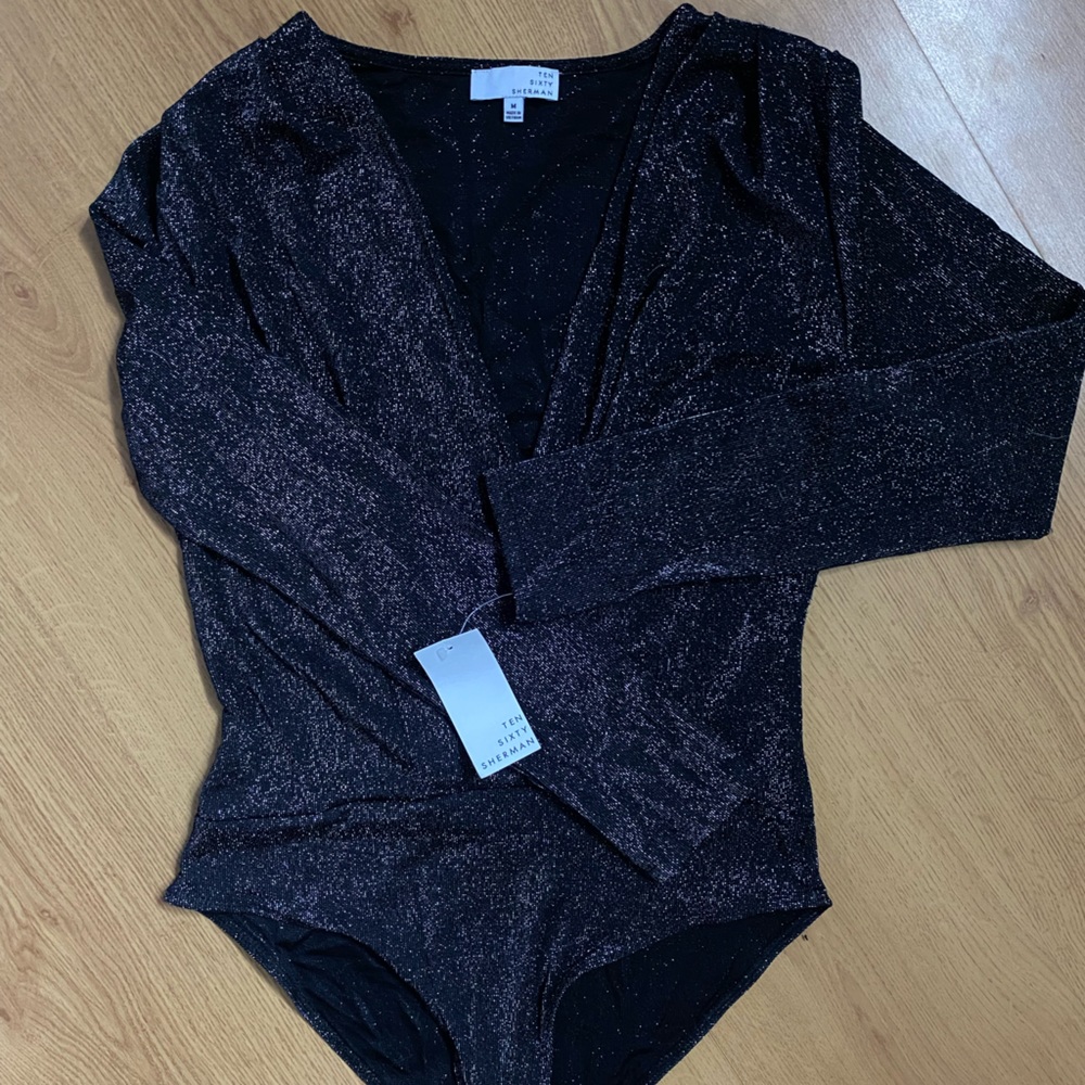 Ten Sixty Sherman Plunge neck bodysuit